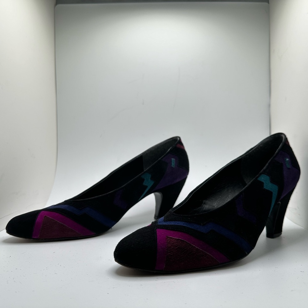 80s Colorful Designer Pumps, Stuart Weitzman for Mr Seymour 😍🤩❤️ - Picture 14 of 16